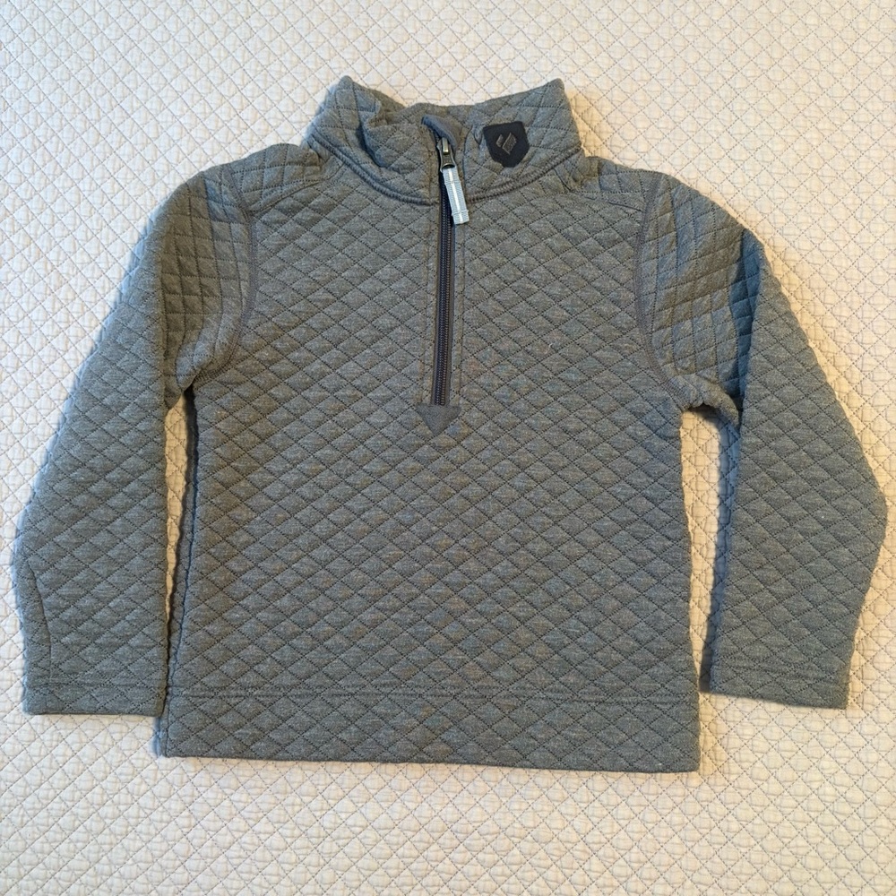 Obermeyer Gray Quilted Kids Pullover